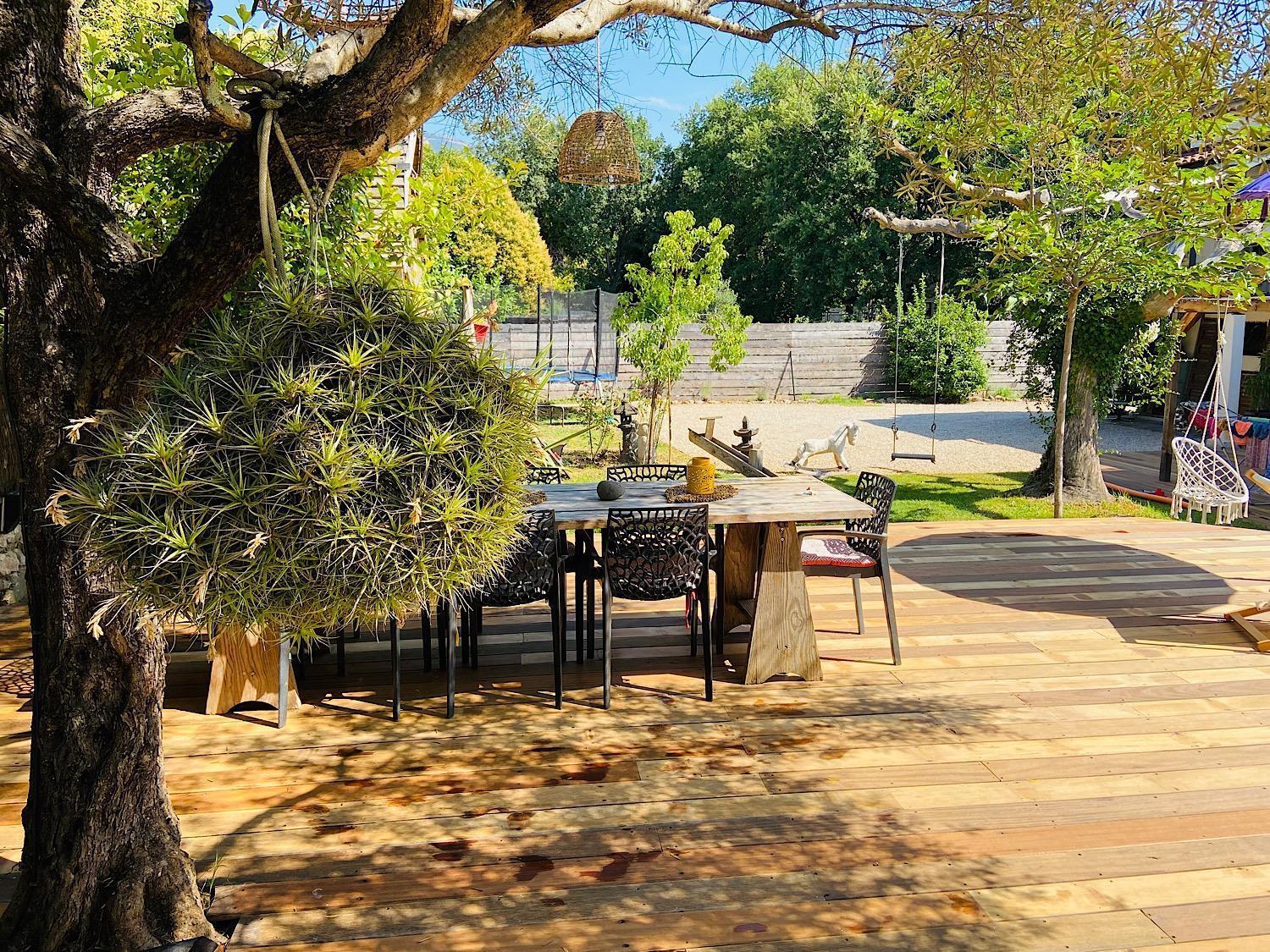 Villa Exotica Et Belle Cabane En Bois Ideal Famille Roquefort-les-Pins Exteriör bild